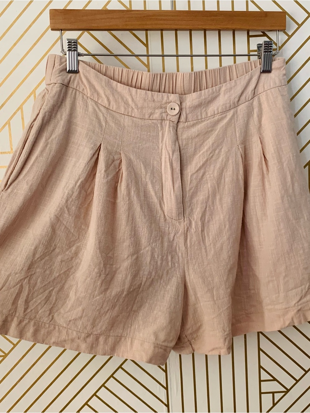 Paper hearts 100% Cotton Vest Asymmetrical & High Waist pleated Shorts Set XL - Picture 6 of 12